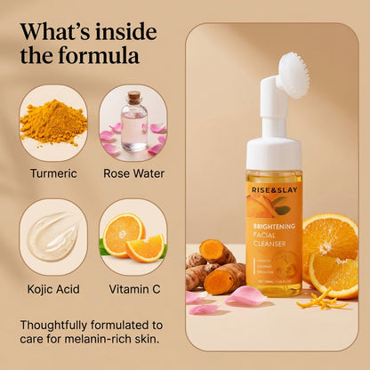 Turmeric and Kojic Foaming Face Cleanser